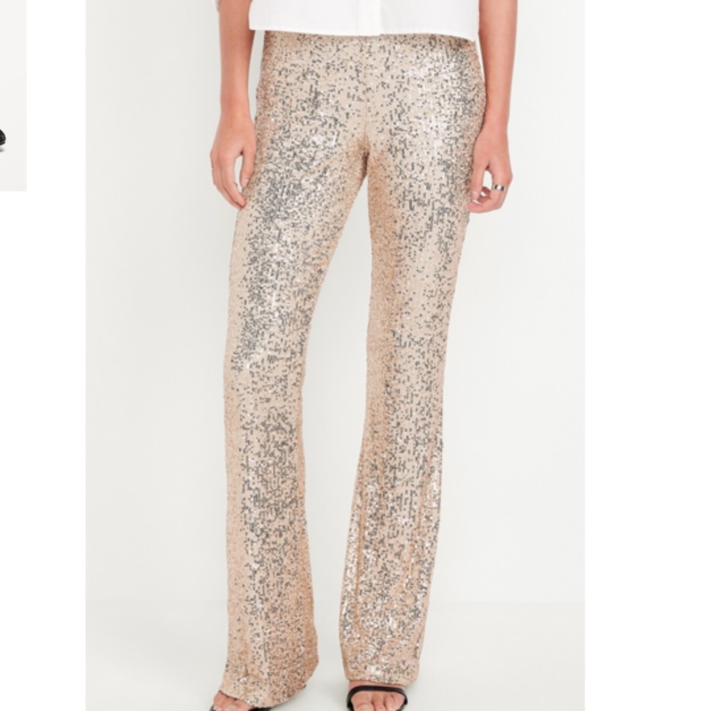 Old Navy Sequin Flare Pants